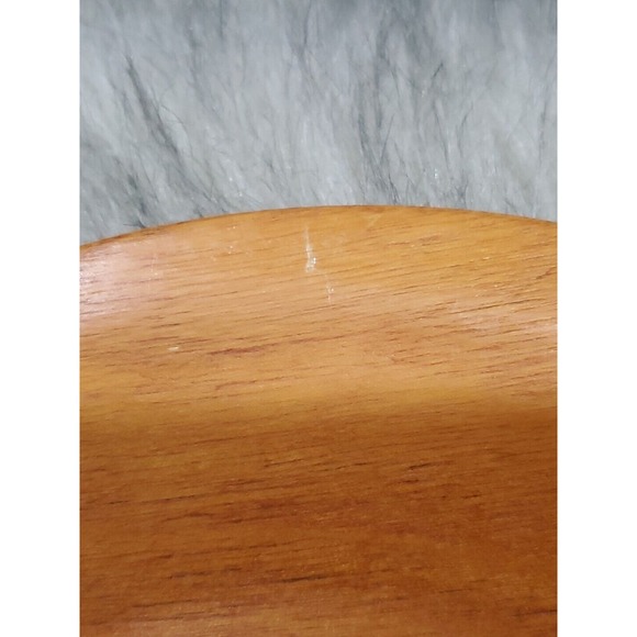 Vintage Wooden Decorative "Give Us This Day Our Daily Bread" Brown Plate Plaque - Picture 4 of 6